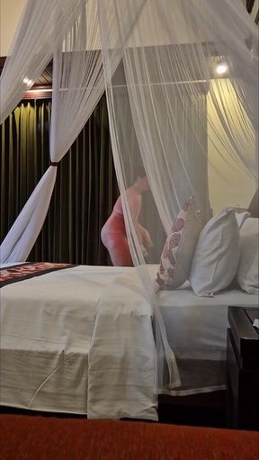 Sexy Honeymoon Couple Fucked Hard in Hotel Room, You Cant Imagine How Fucking Hot This Is