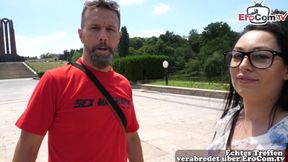 German tourist on vacation approached and anal fucked