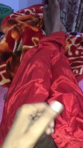 Satin Silk handjob Porn (35)