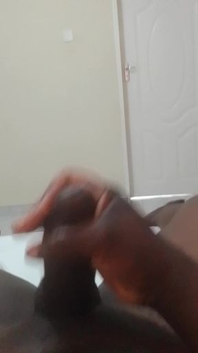 BBC Jerking off Till He Cums