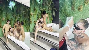 horny lesbians vicky vette and jillian janson tongue their wet cunts!