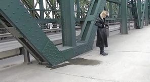 Pissing on the bridge