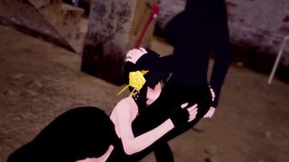 Фута Йор и Фута Фиона трахают друг друга. Spy × Family 1 серия