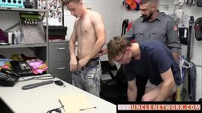 SayUncleNetwork.com - Darron Bluu spitroasted raw by Cole Church and Marco Napoli in threesome