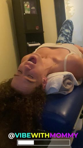 Slut visits the chiropractor