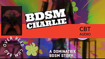 BDSM Charlie Explores CBT and gets Punished with the Cum Bag