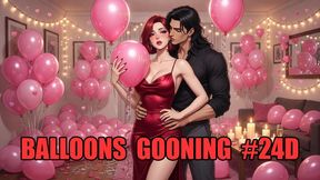 Balloons Gooning #24D: Balloon Mistress Owns Your Edge (Animated, Music, Text)