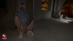 Left Alone Bound Blindfolded Naked and Exposed