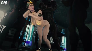 MILF Letting All The Boys Take There Turn On Her Holes