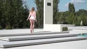 Teens Vs MILFs Wild Outdoor Sucking and Fucking