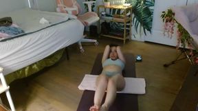 Pilates in a thong!