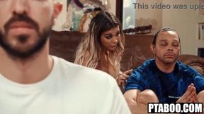 Petite teen gets gangbanged by 6 guys in hardcore POV
