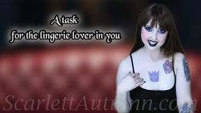 A task for the lingerie lover in you - MP4 HD 1080p