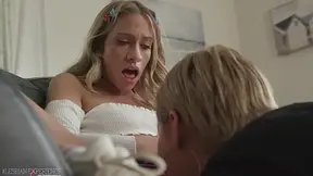 Lesbian MILF therapist helps younger patient in intense girl-on-girl session