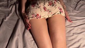 Brunette babe's wife gets accidentally fucked in the ass