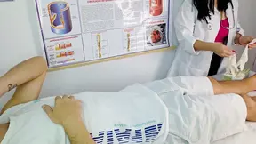 Hot nurse gets surprised by patient and gives him a memorable tattoo