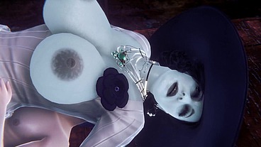 Alcina Dimitrescu spooning on top - Resident Evil Village