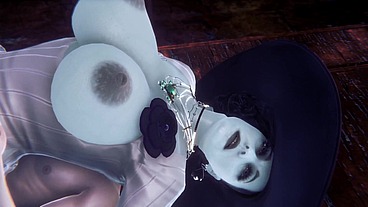 Alcina Dimitrescu spooning on top - Resident Evil Village