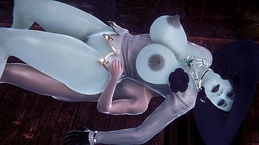Alcina Dimitrescu spooning on top - Resident Evil Village