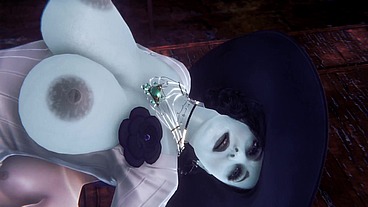 Alcina Dimitrescu spooning on top - Resident Evil Village