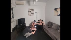 Deity Bastet and Dirtywife - many tasks for my lesbian slut - wide view