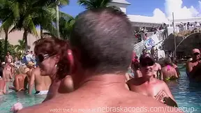 Naked Pool Party Key West Florida Real Vacation Video