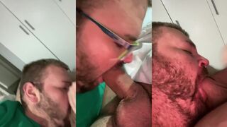 Chubandcub's hairy service for his husband's big dong in HD