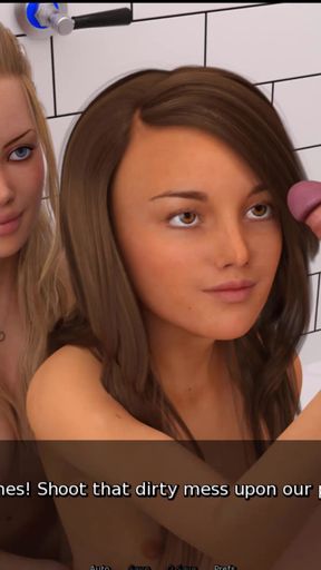 DMD - Elena and Elly play in shower then ive went and fucked them