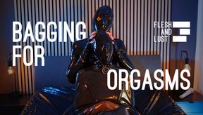 Girlfriend Double Latex Bodybag Vibrator Orgasm Action | BAGGING FOR ORGASMS