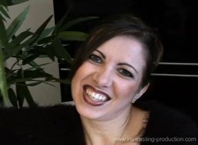 Beautiful French Brunette in Casting