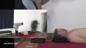 The slave under Mistress Olga's boots Picture in picture mp4