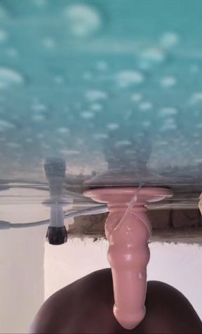 6 Inch Dildo Fucking My Hungry Assh