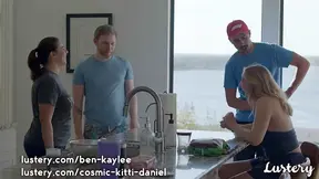 Amateur couple hosts a wild game night that turns into a hot wife swap and