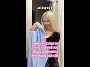 Big tits bounce as she strips slow