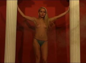 Amateur teenage beauty in sensual strip scene