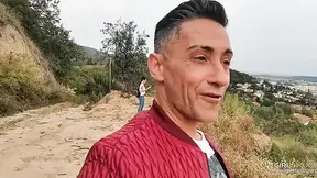 Outdoor threesome with Gina Gerson and Verona Sky