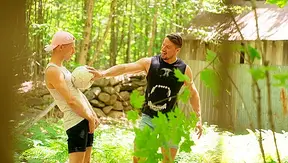Tight Ass Takes Massive Load: Benjamin Blue Sky Knox Collide – 18+
