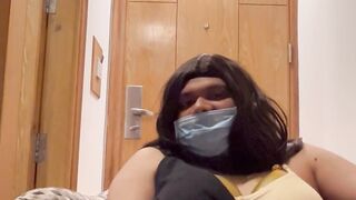 Indian Sissy Femboy Crossdresser Jessica Jizz flow Onanism