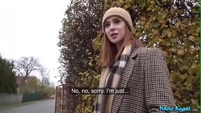 Public agent gets intimate in a public place