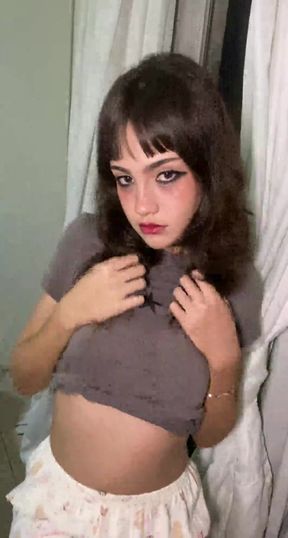 New girlfriend turns into a dirty cumdumpster