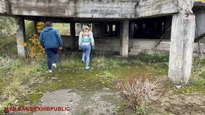 real amateur girl enjoys public sex with a tagger &mdash;  he shoots load on me