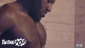 TWINKPOP - Braxton Cruz's Thick Cock Gets A Deep Clean From Maverick Sun After A Steamy Sauna Session