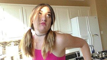 Kat play with Stepdad's Butthole