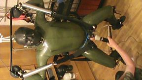 Green And Green - Swinged Rubberslave Gets A Massage