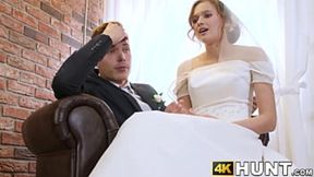 Young Euro Bride Sucks Enormous Cock and Rides Him in Pov Cuckold Scene