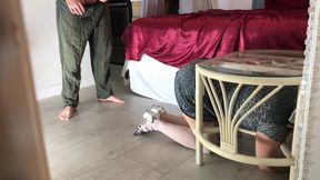 Stuck Stepmom Gets Fucked by Stepson