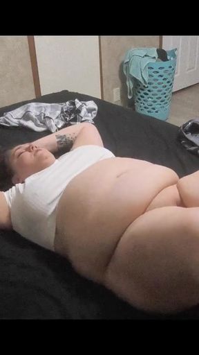 Thrilling moment from "Seductive Babysitter: Kira Cumz, the Irresistible BBW MILF, Tempts Daddy into a Forbidden Creampie&hellip;"