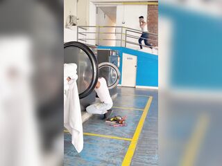 MECHANICS CATCH AN EMPLOYEE OUT OF A FUCK-RUBBER