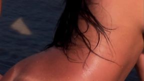Babalu Takes Dicks In Each Hole On The Sandy Beach
