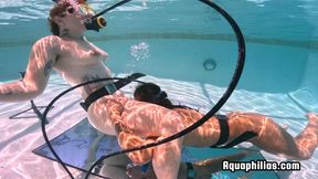 Aquaphilias- Misty Rein Dakota Marr SCUBA Lesbian Dive Underwater Sex Hard Orgasms